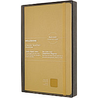 Блокнот "Le Leather Large", А5, 88 листов, линейка, желтый
