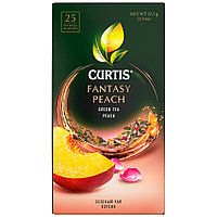 Чай "Curtis" Fantasy Peach, 25 пакетиковx1.5 г, зеленый