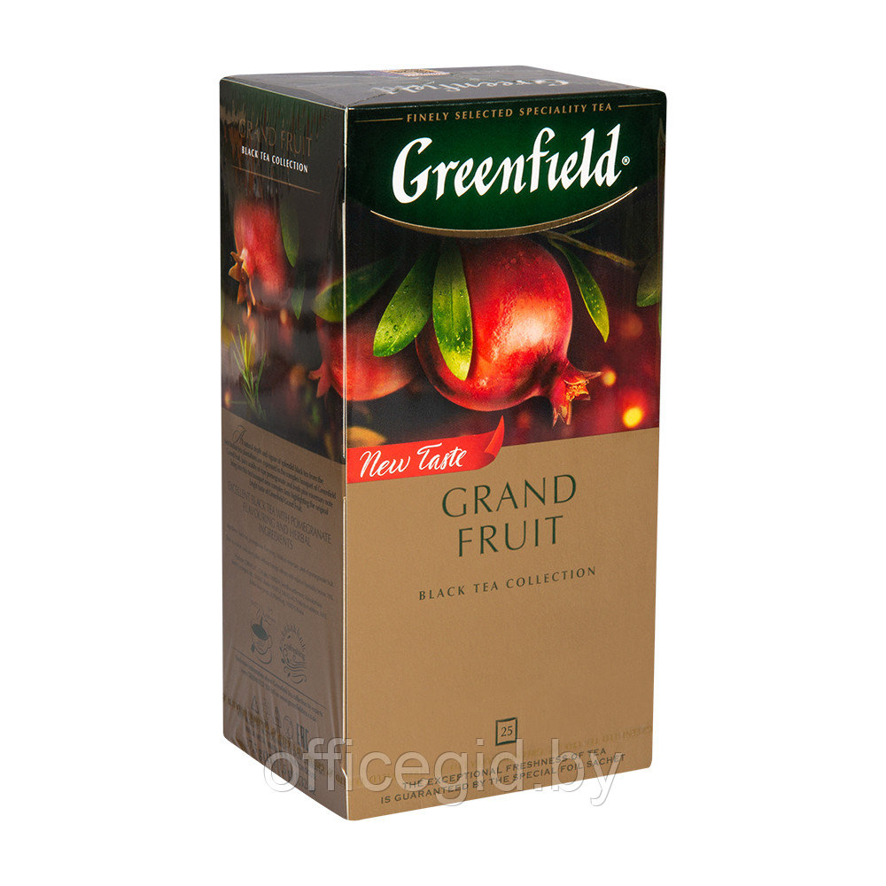 Чай "Greenfield" Grand Fruit, 25 пакетиковx1.5 г, черный - фото 1 - id-p188891834
