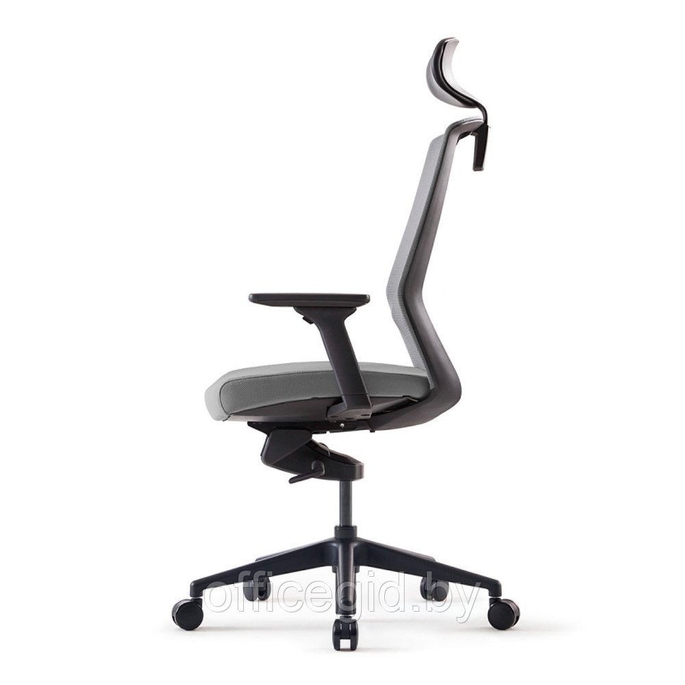 Кресло для руководителя Bestuhl "J1", сетка, ткань, пластик, серый - фото 6 - id-p188893654