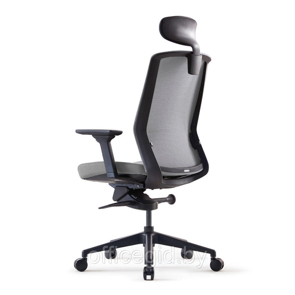 Кресло для руководителя Bestuhl "J1", сетка, ткань, пластик, серый - фото 7 - id-p188893654