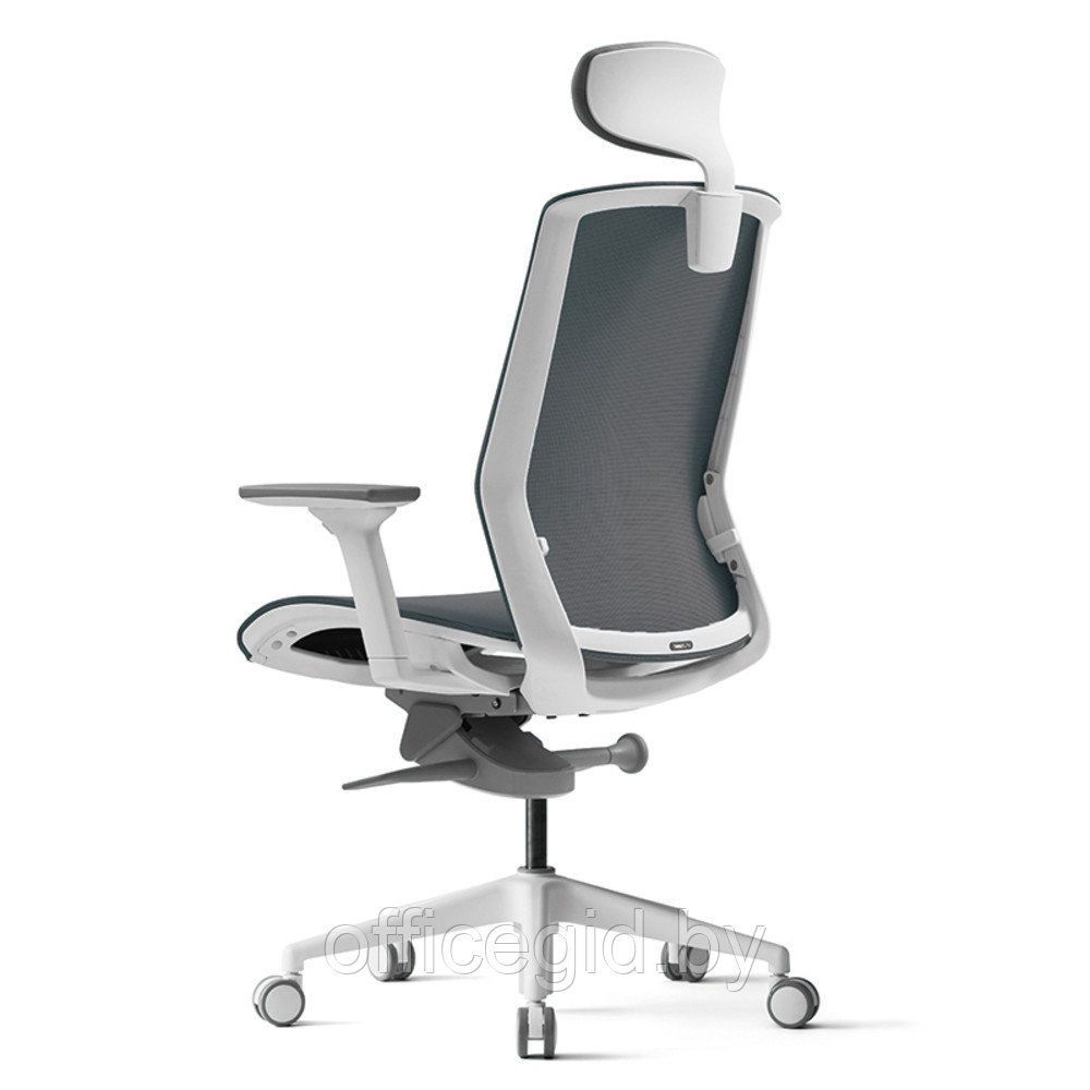 Кресло для руководителя BESTUHL "J15", сетка, пластик, темно-серый - фото 4 - id-p188893655