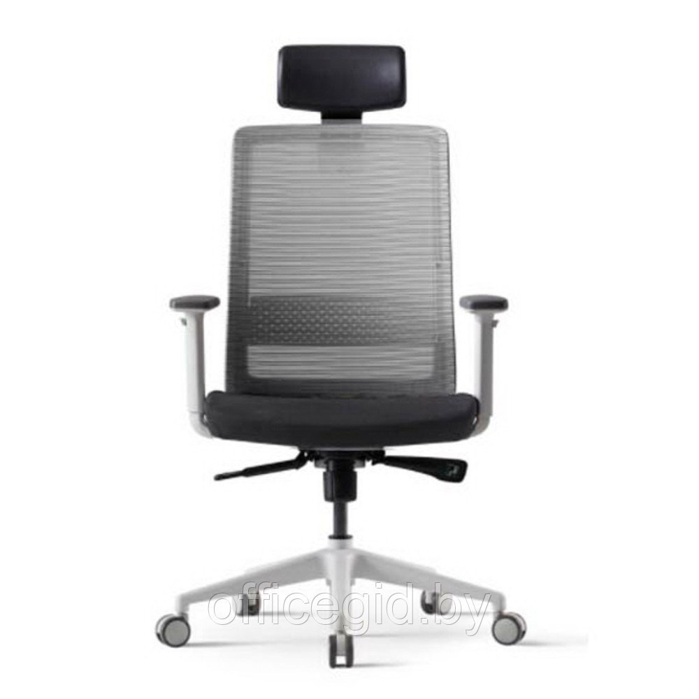 Кресло для руководителя BESTUHL "S30", сетка, ткань, пластик, черный - фото 2 - id-p188893656