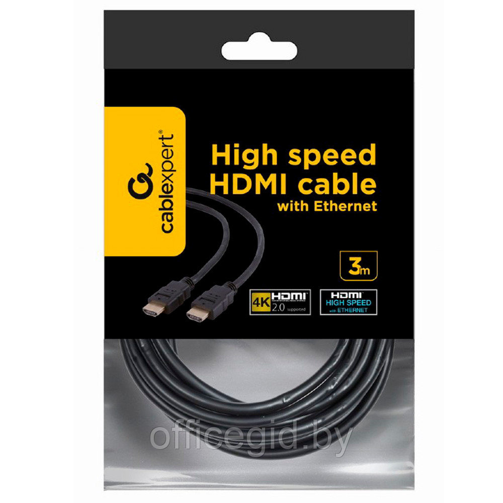 Кабель HDMI Cablexpert CC-HDMI4-10, 3 м - фото 5 - id-p188887396
