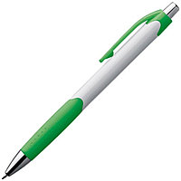 Ручка шариковая автоматическая "Mao", 0.5 мм, белый, зеленый, стерж. синий