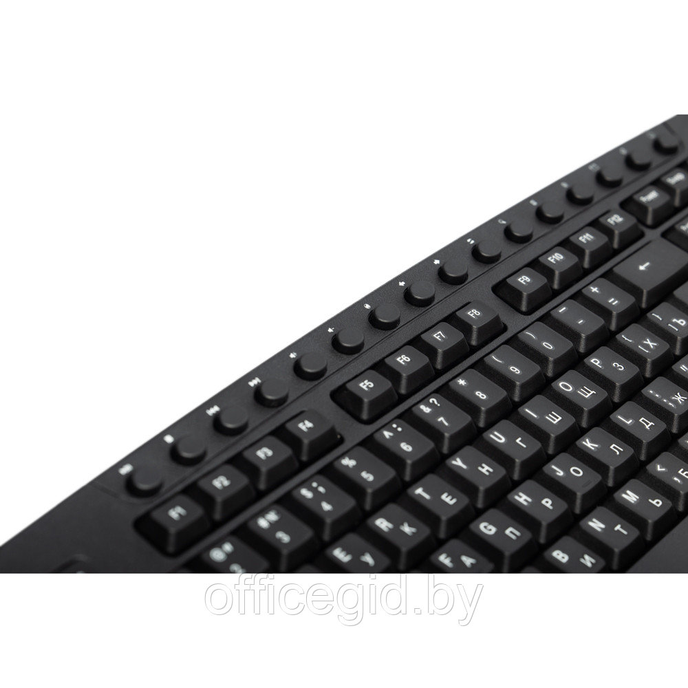 Клавиатура Defender "Focus HB-470 RU", USB, проводная, черный - фото 6 - id-p188887403