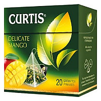 Чай "Curtis" Delicate Mango, 20 пакетиков x1.8 г, зеленый