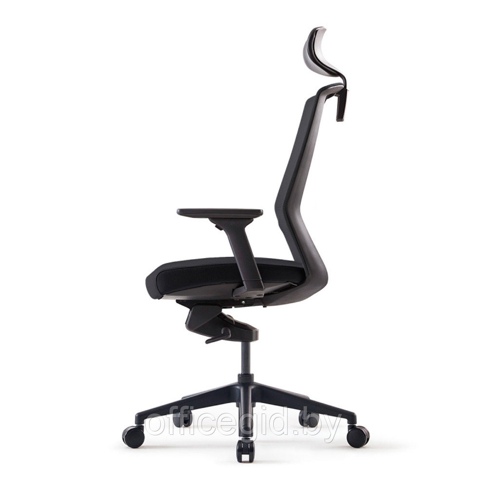 Кресло для руководителя Bestuhl "J1", сетка, ткань, пластик, черный - фото 6 - id-p188893677
