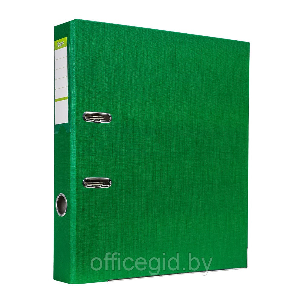 Папка-регистратор "Yesли: ПВХ ЭКО", A4, 50 мм, зеленый - фото 1 - id-p188888256