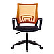 Кресло для персонала Бюрократ "CH-695NLT", ткань, пластик, черный, оранжевый, фото 2