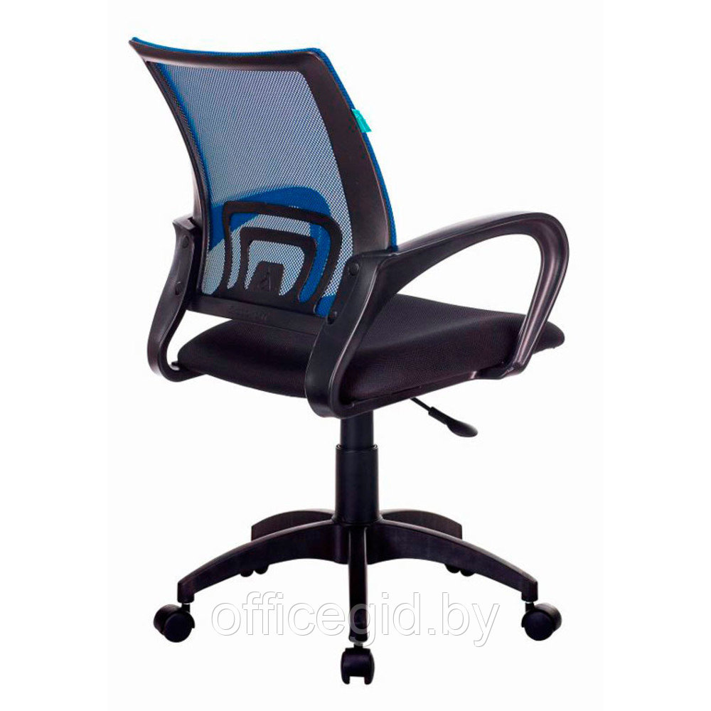 Кресло для персонала Бюрократ "CH-695NLT", ткань, пластик, синий, черный - фото 4 - id-p188893691