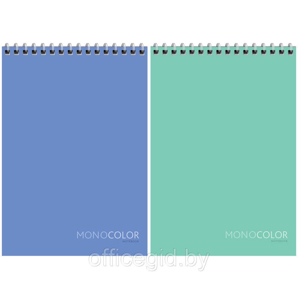 Блокнот "Моноколор. Pale color", А5, 80 листов, клетка, ассорти - фото 1 - id-p188890026