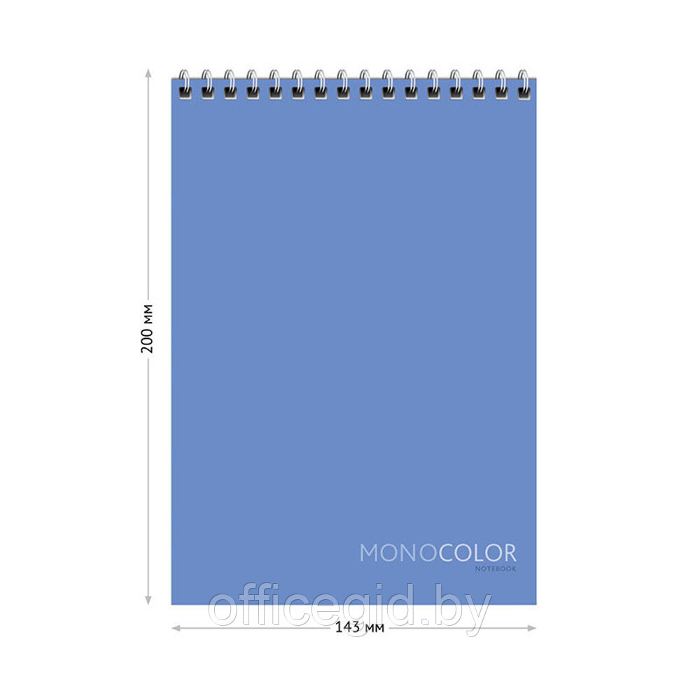 Блокнот "Моноколор. Pale color", А5, 80 листов, клетка, ассорти - фото 4 - id-p188890026