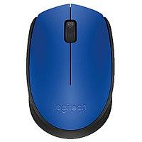 Мышь Logitech "Mouse M171", беспроводная, 1000  dpi, 3 кнопки, синий