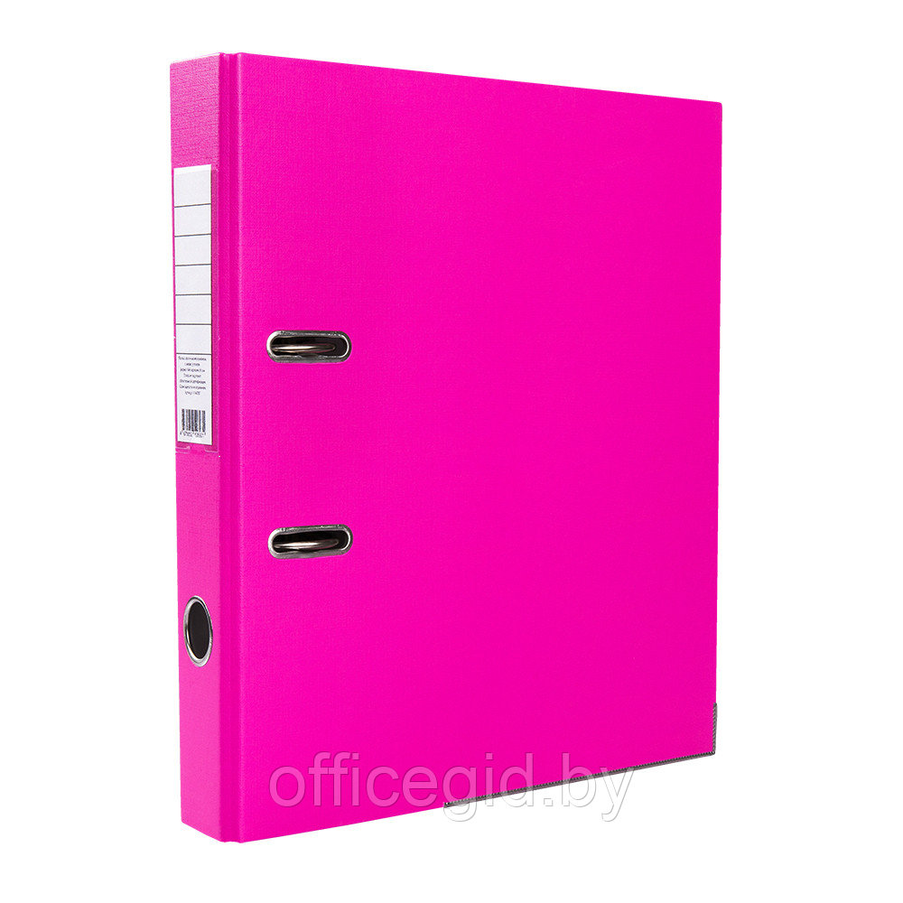 Папка-регистратор "OfficeStyle", А4, 50 мм, ПВХ Эко, светло-розовый - фото 1 - id-p188888273