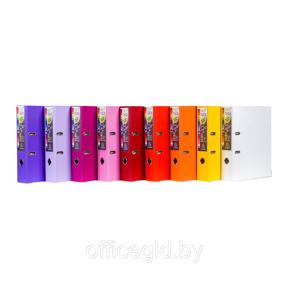 Папка-регистратор "Exacompta", A4, 50 мм, ПВХ, фиолетовый - фото 4 - id-p188888301