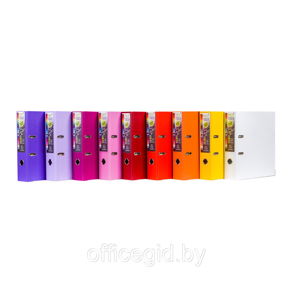 Папка-регистратор "Exacompta", A4, 80 мм, ПВХ, фиолетовый - фото 4 - id-p188888312