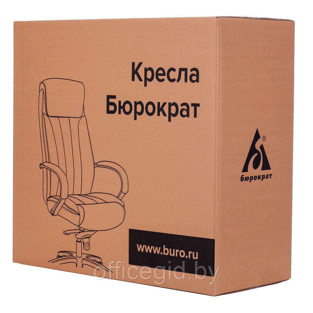 Кресло для руководителя Бюрократ T-9922SL светло-коричневый Leather Eichel, кожа, металл - фото 8 - id-p188893733
