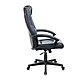 Кресло для руководителя "Бюрократ T-9906N/BLACK", кожа, пластик, черный, фото 3