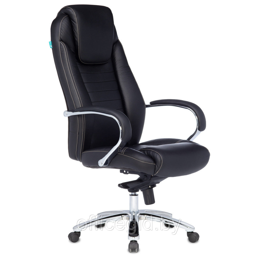 Кресло для руководителя Бюрократ "T-9923SL", кожа, металл, черный - фото 1 - id-p188893738
