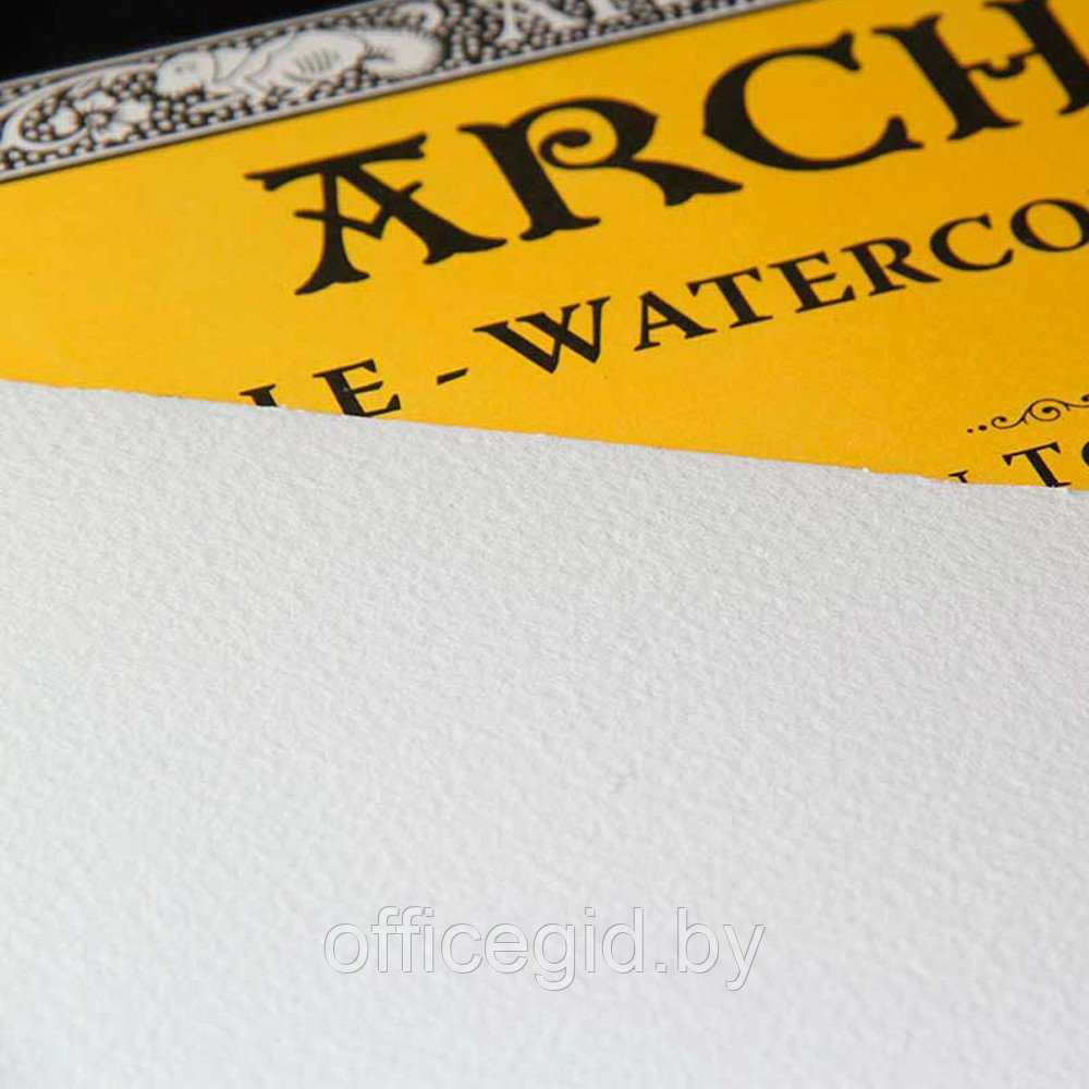 Блок-склейка бумаги для акварели "Arches", 23x31 см, 300 г/м2, 12 листов - фото 4 - id-p188891073