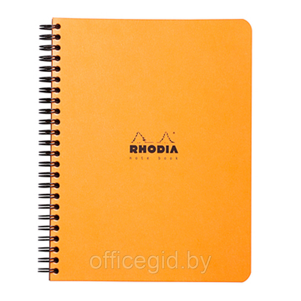Блокнот "Rhodia", А5+, 80 листов, клетка, оранжевый - фото 1 - id-p188890092