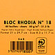 Блокнот "Rhodia", A4, 80 листов, клетка, оранжевый, фото 2