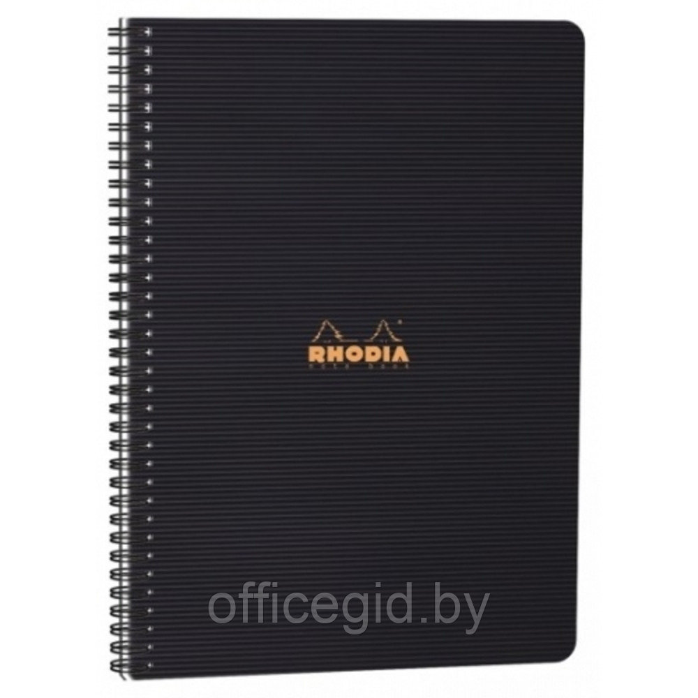 Блокнот "Rhodia", A5+, 80 листов, клетка, черный