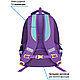 Рюкзак школьный "Fusion", сиреневый, голубой, фото 6