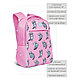 Рюкзак молодежный "Funny raccoons", розовый, фото 7