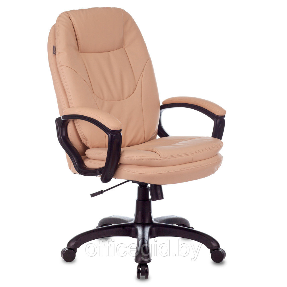 Кресло для руководителя "Бюрократ CH-868YAXSN", кожзам, пластик, бежевый - фото 1 - id-p188893754