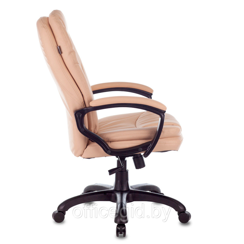 Кресло для руководителя "Бюрократ CH-868YAXSN", кожзам, пластик, бежевый - фото 3 - id-p188893754