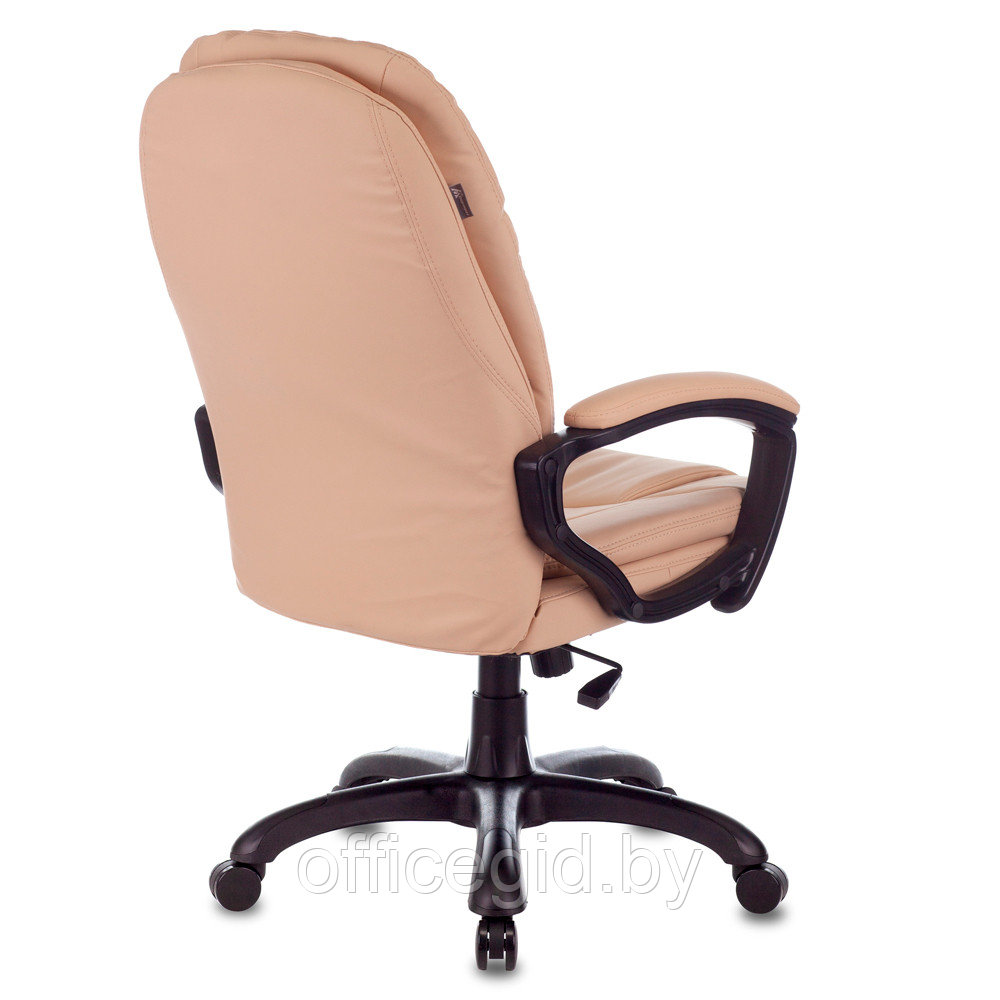Кресло для руководителя "Бюрократ CH-868YAXSN", кожзам, пластик, бежевый - фото 4 - id-p188893754