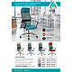 Кресло для руководителя Бюрократ KB-6N, ткань, сетка, металл, синий, черный, фото 5