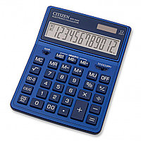 Калькулятор настольный CITIZEN "SDC-444X", 12-разрядый, темно-синий