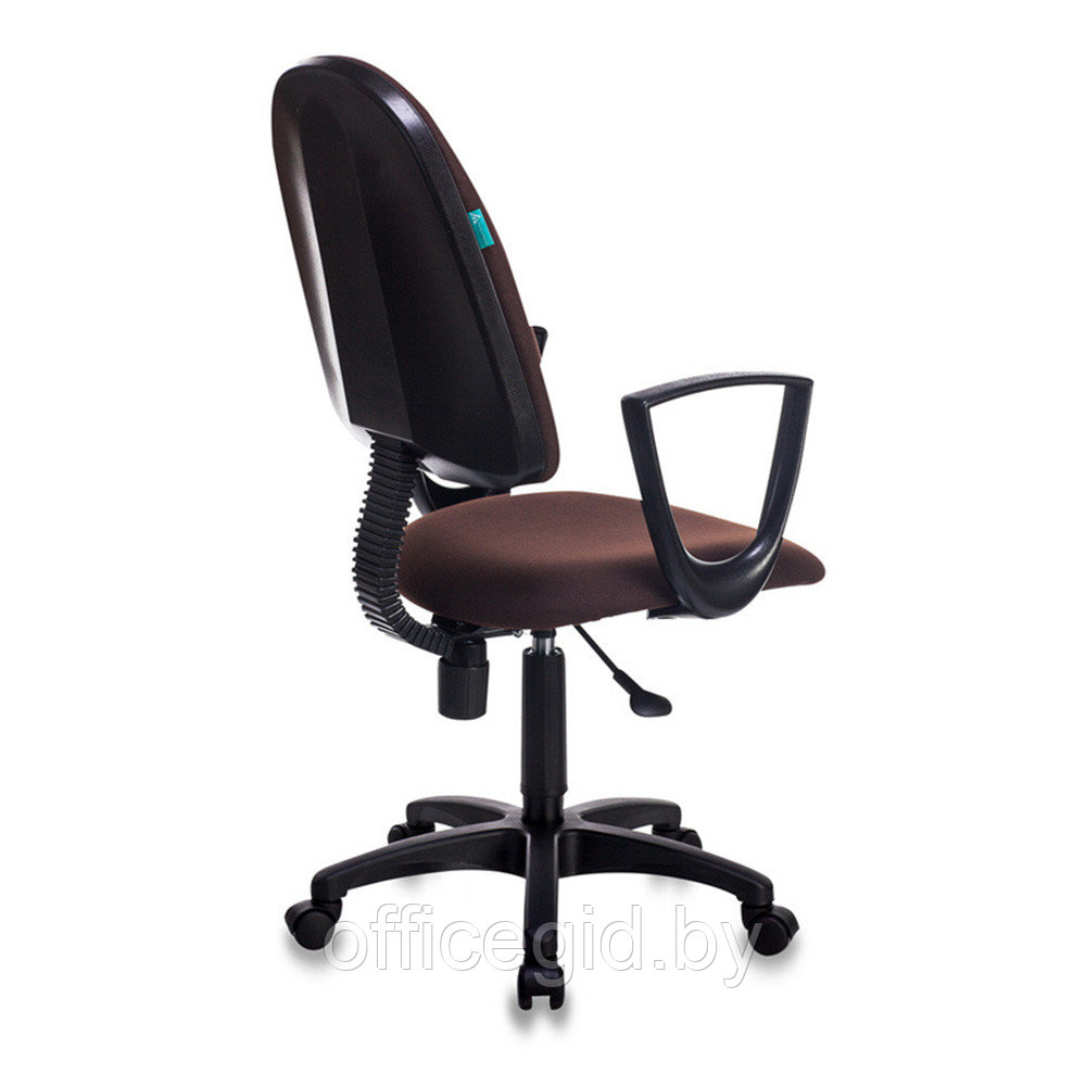 Кресло для персонала "Бюрократ CH-1300N Престиж+", ткань, пластик, коричневый - фото 4 - id-p188893768