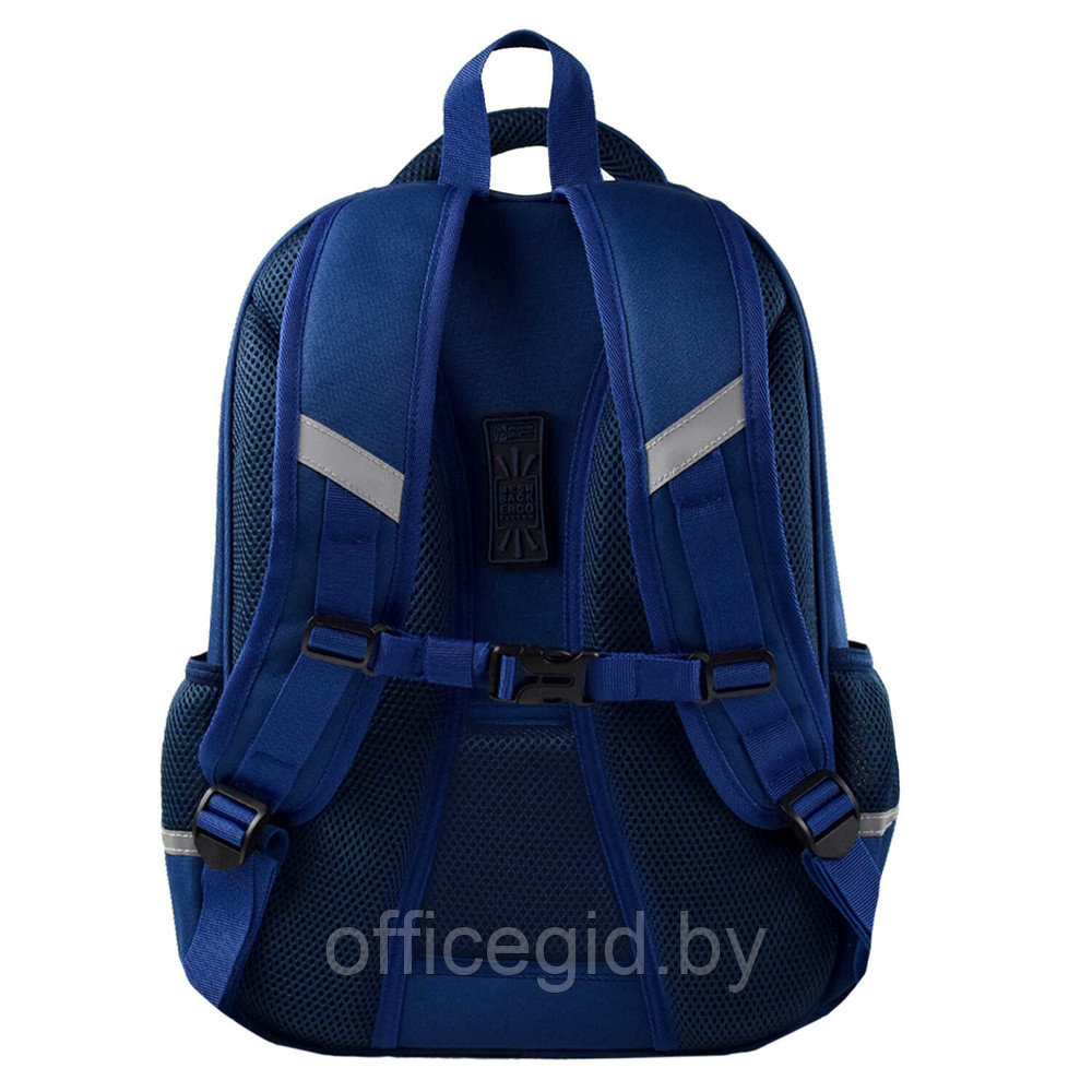 Рюкзак школьный "Космос", черный, синий - фото 3 - id-p188886405