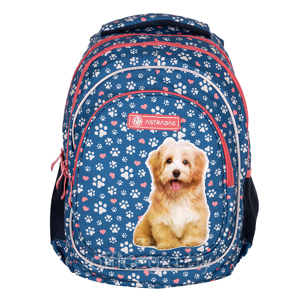 Рюкзак молодежный "Cute puppy", синий - фото 2 - id-p188886409
