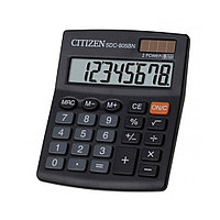 Калькулятор настольный Citizen "SDC-805BN", 8-разрядный, черный