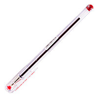 Ручка шариковая "ВК 77", 0.7 мм, прозрачный, стерж. красный