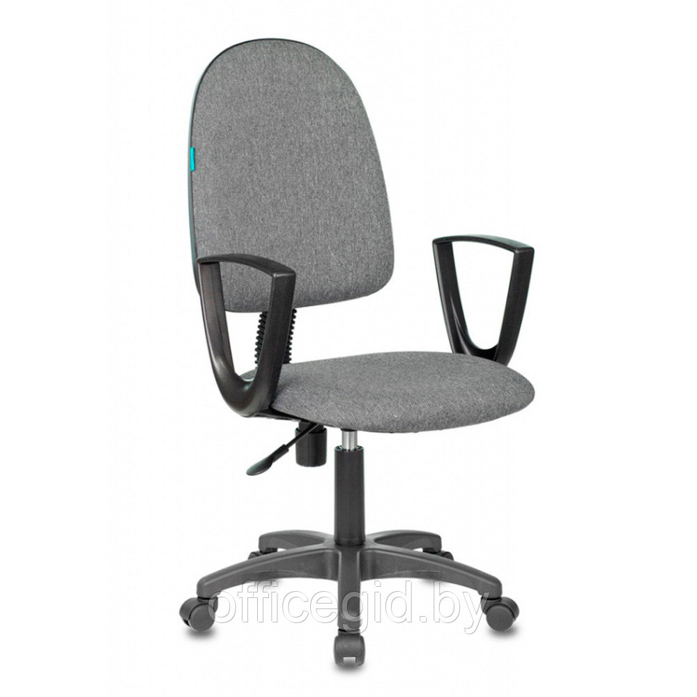 Кресло для персонала "Бюрократ CH-1300N Престиж+", ткань, пластик, серый - фото 1 - id-p188893770