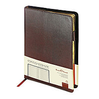 Ежедневник полудатированный "Profy", A5, 416 страниц, коричневый