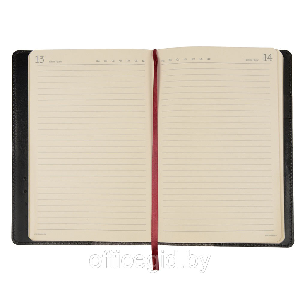 Ежедневник полудатированный "Profy", A5, 416 страниц, коричневый - фото 2 - id-p188890126