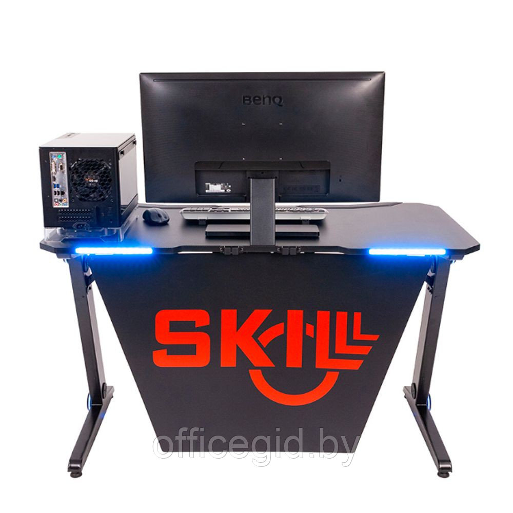 Стол компьютерный игровой "Skill CTG 1260", черный - фото 2 - id-p188892889