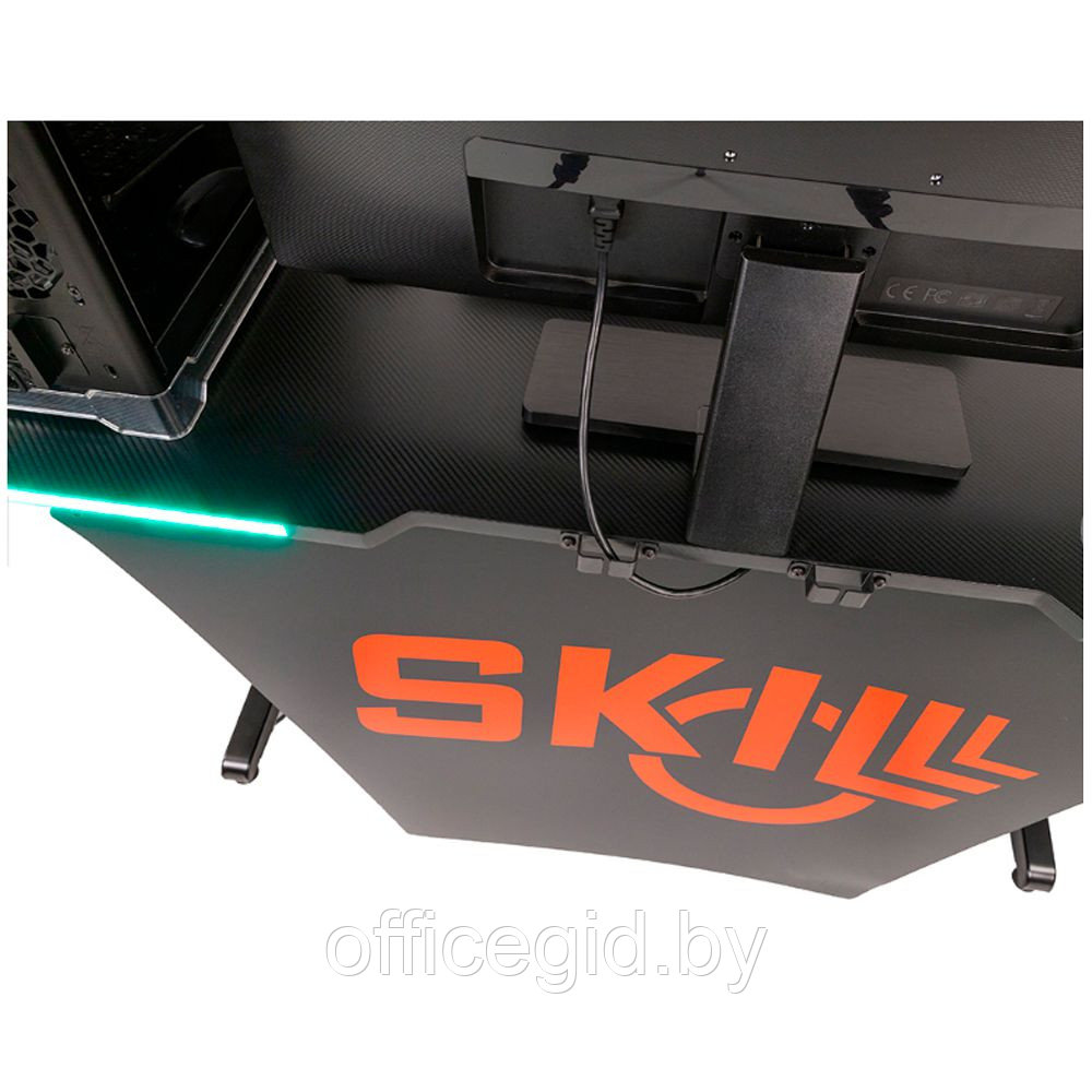 Стол компьютерный игровой "Skill CTG 1260", черный - фото 3 - id-p188892889