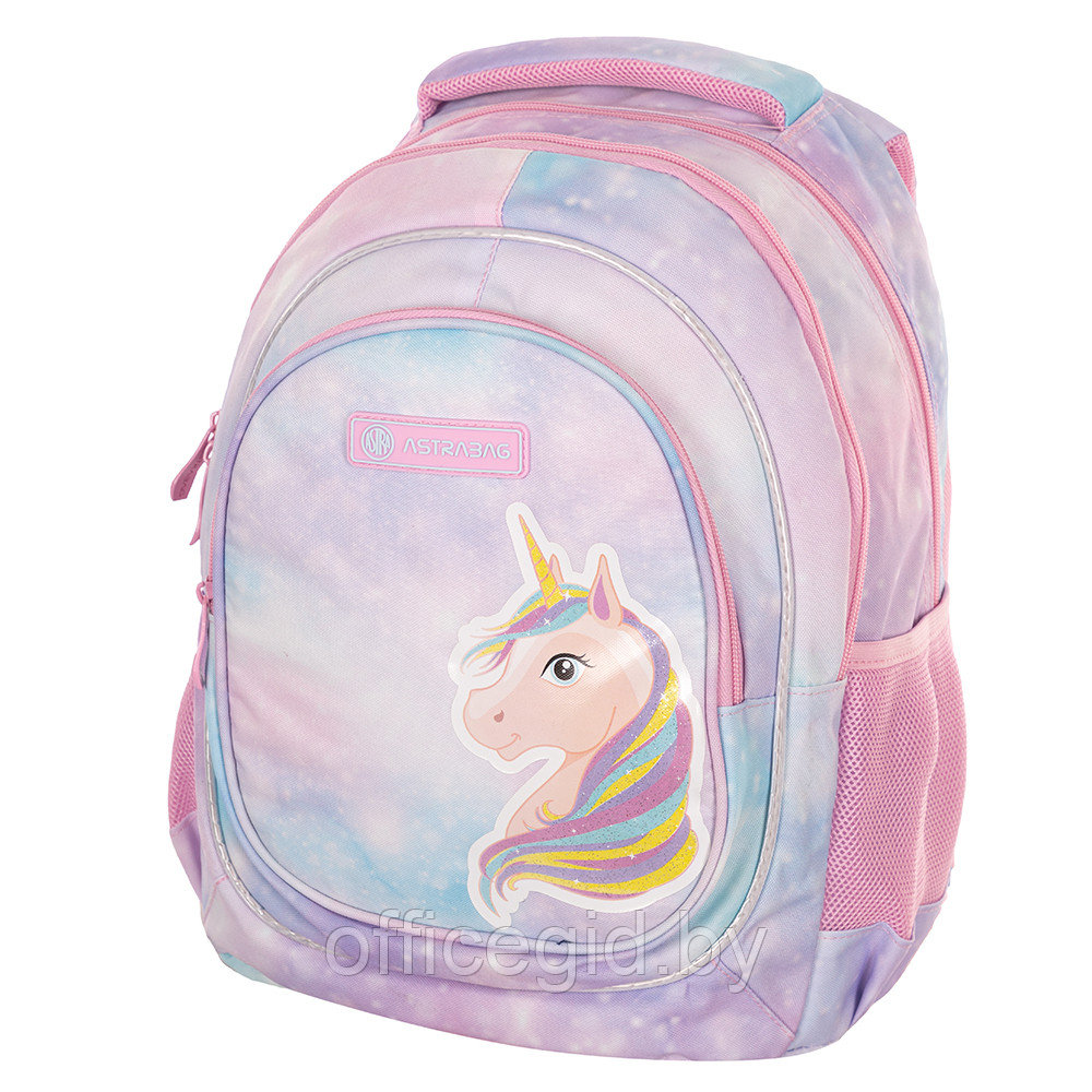 Рюкзак молодежный "Fairy unicorn", розовый - фото 3 - id-p188886417