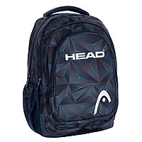 Рюкзак молодежный "Head 3D blue", чёрный