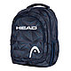 Рюкзак молодежный "Head 3D blue", чёрный, фото 3