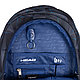 Рюкзак молодежный "Head 3D blue", чёрный, фото 8