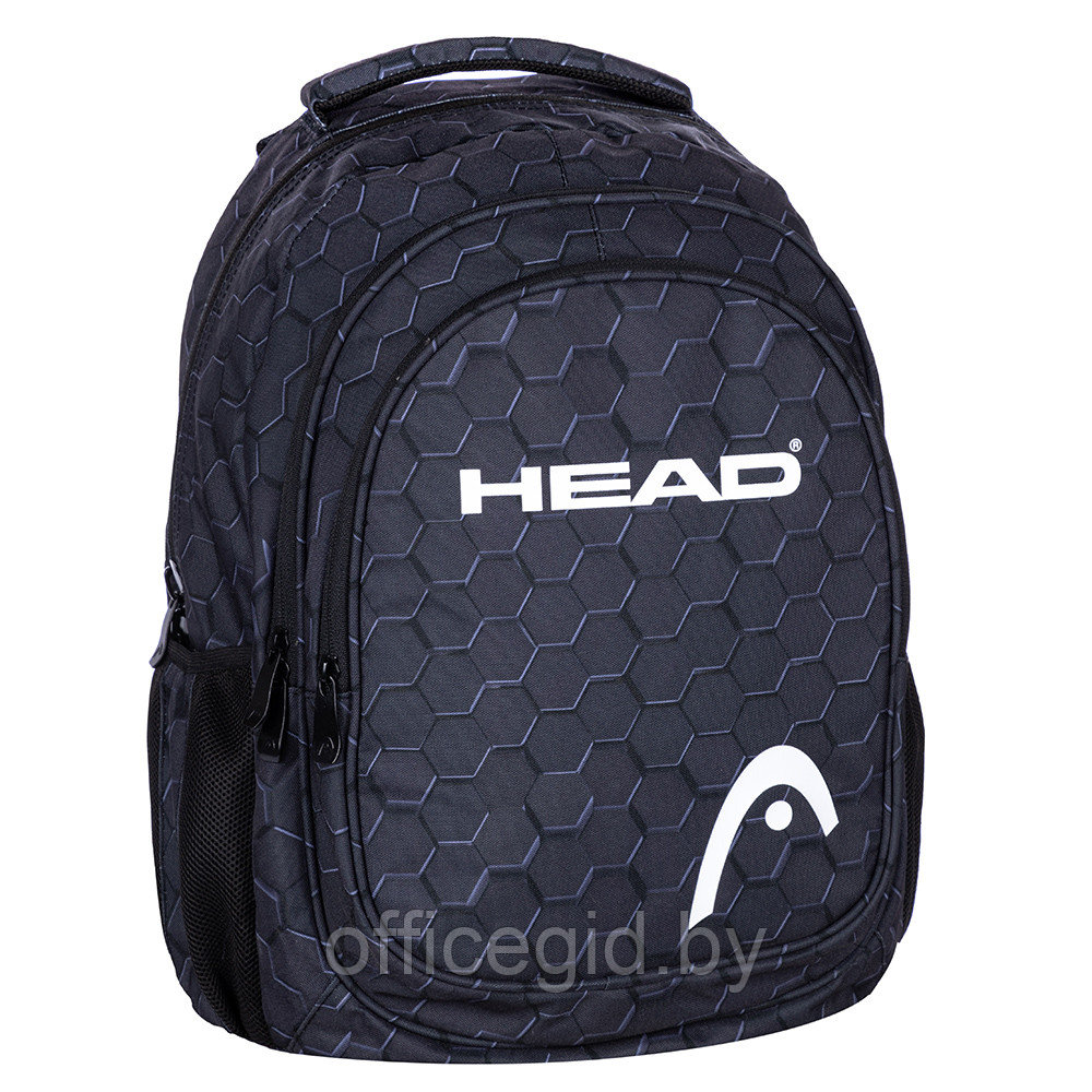 Рюкзак молодежный "Head 3D black", чёрный